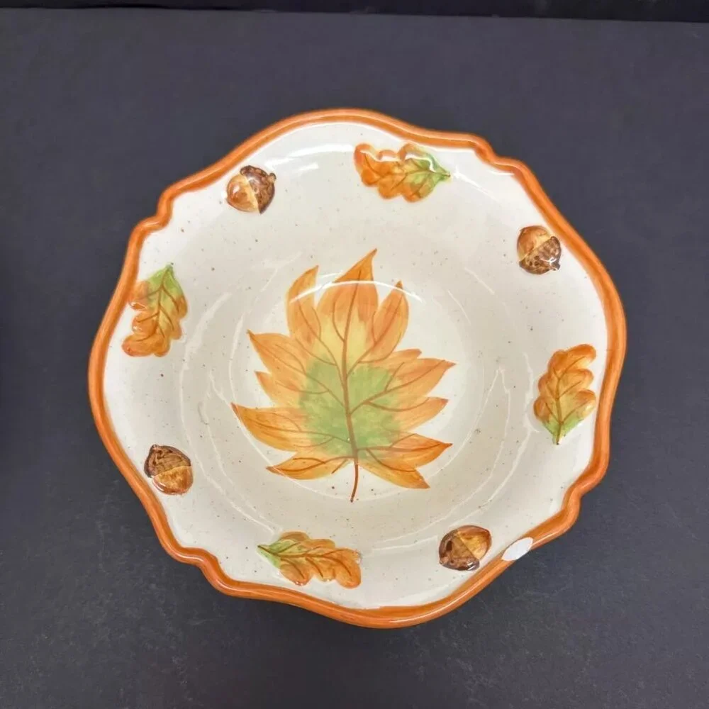 Bundle of 7 Dante Design Group -Serving Bowl Protruding Leaf 3D
